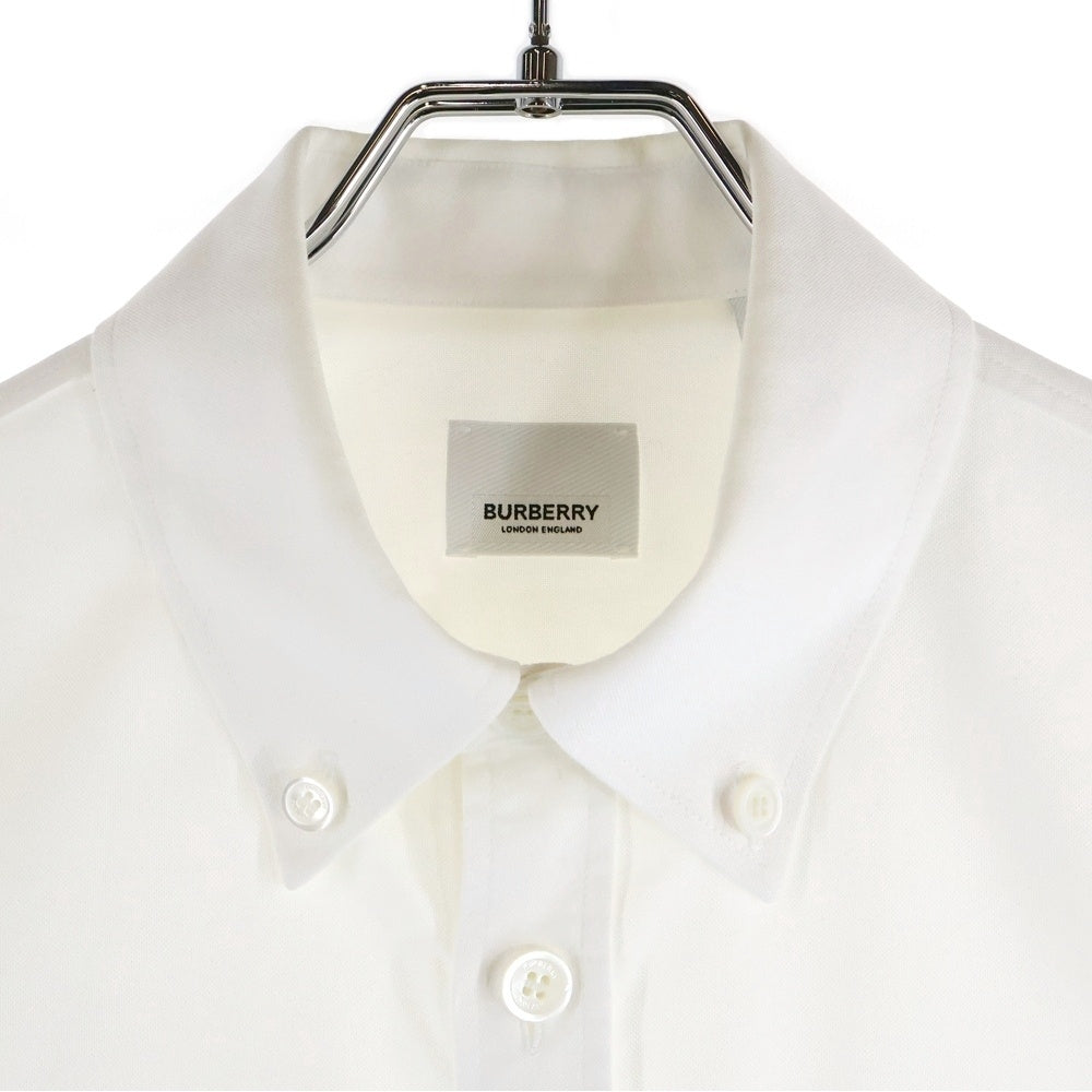 BURBERRY(バーバリー) Logo patch shirt ロゴパッチシャツ ホワイト 8050134/72B