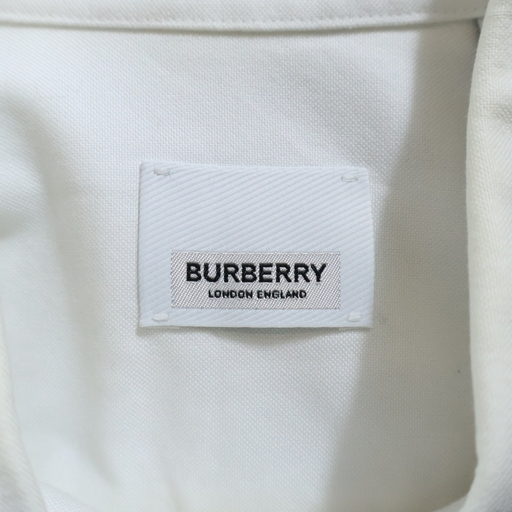 BURBERRY(バーバリー) Logo patch shirt ロゴパッチシャツ ホワイト 8050134/72B