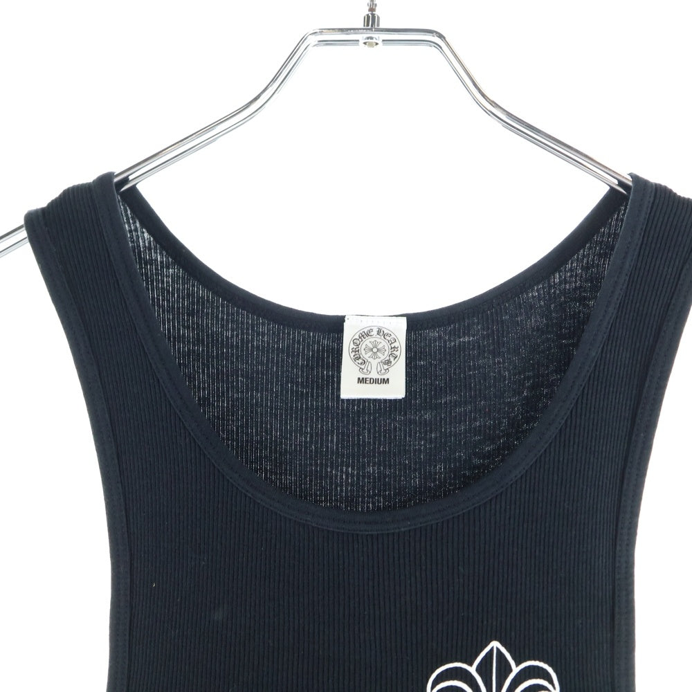 CHROME HEARTS(クロムハーツ) BSフレア タンクトップ プリント 両面プリント ブラック