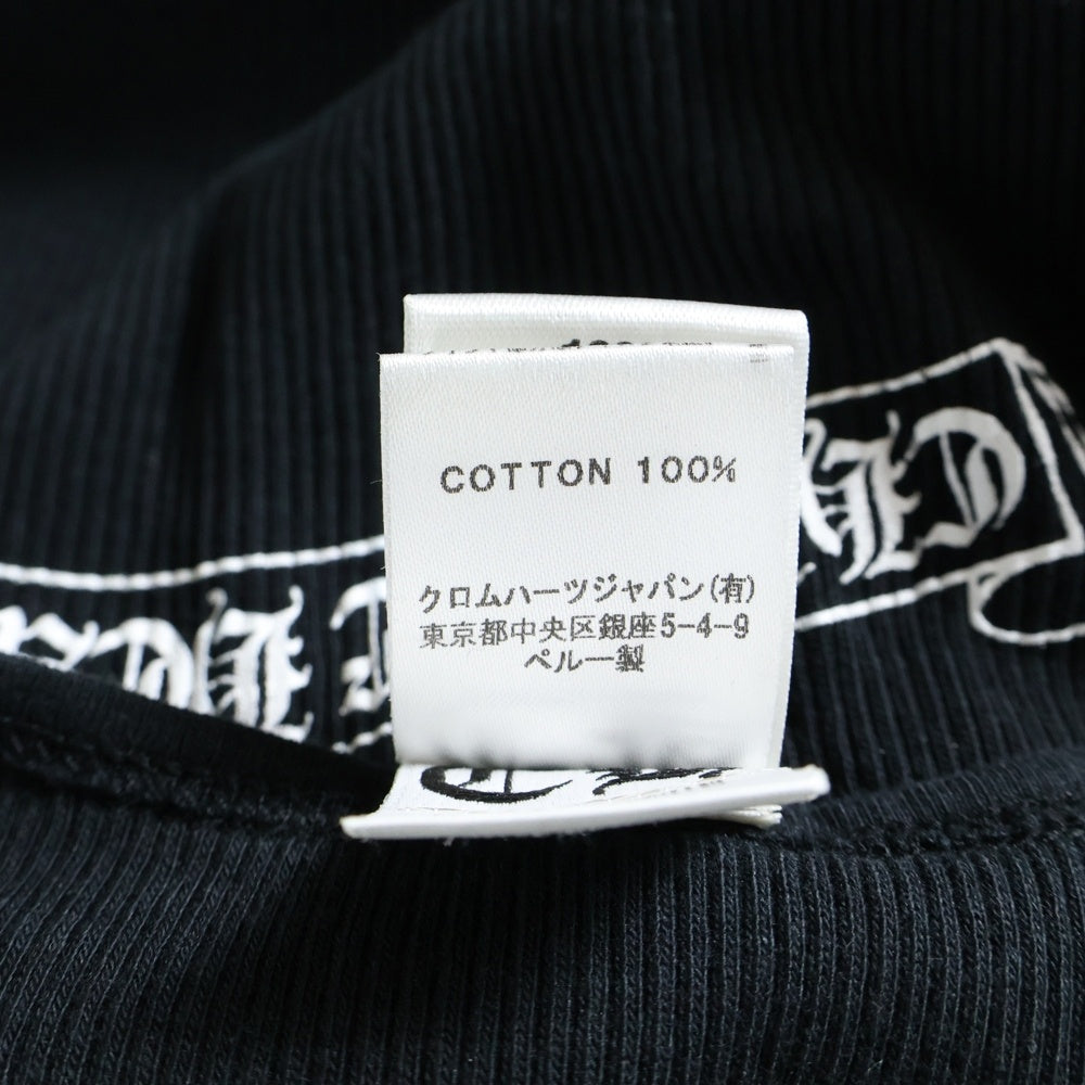 CHROME HEARTS(クロムハーツ) BSフレア タンクトップ プリント 両面プリント ブラック