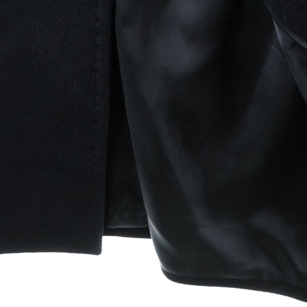 PIERRE BALMAIN(ピエールバルマン) ステンカラーコート カシミヤ ブラック