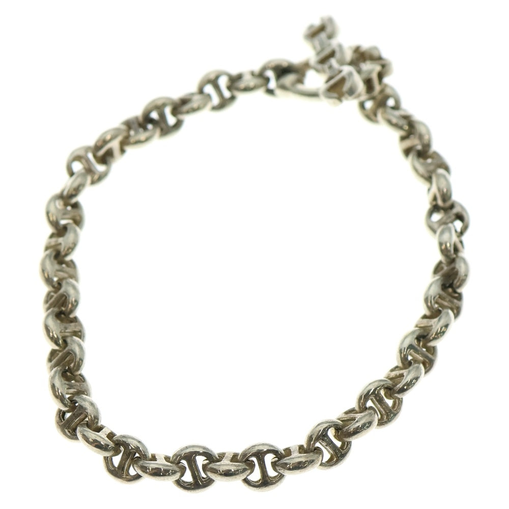 HOORSENBUHS(ホーセンブース) 5MM OPEN-LINK BRACELET 6Pダイヤモンド オープンリンク ブレスレット 8インチ シルバー