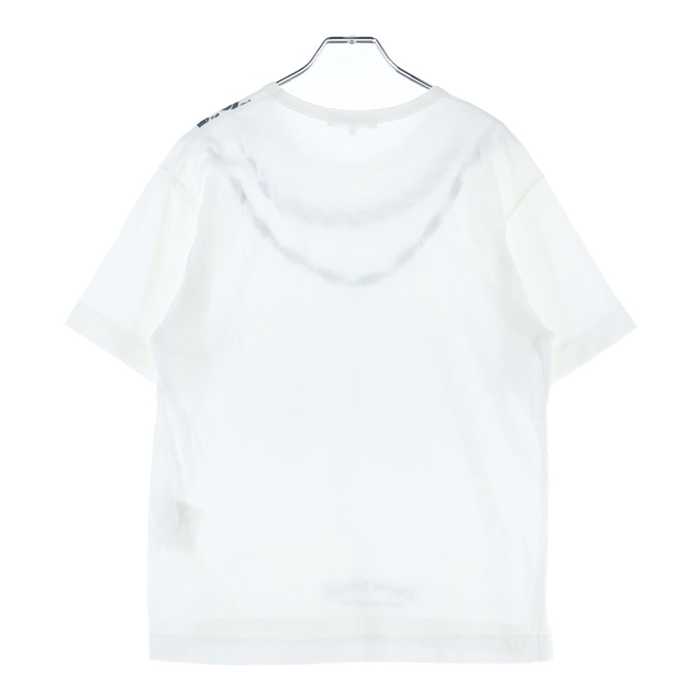 CHROME HEARTS(クロムハーツ) ×COMME des GARCONS クリスマス限定 コムデギャルソン フロントロゴ 半袖Tシャツ カットソー ホワイト OT-T020