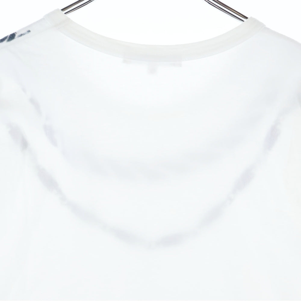 CHROME HEARTS(クロムハーツ) ×COMME des GARCONS クリスマス限定 コムデギャルソン フロントロゴ 半袖Tシャツ カットソー ホワイト OT-T020