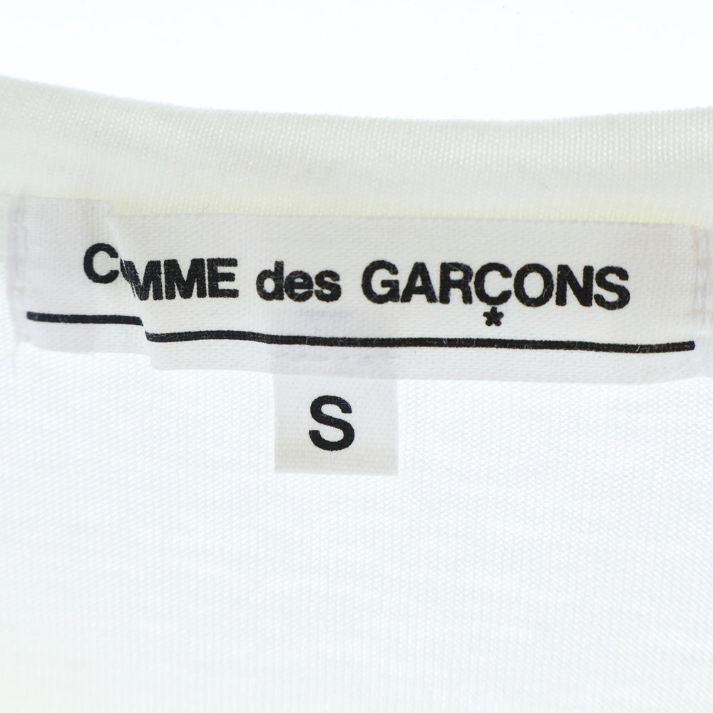 CHROME HEARTS(クロムハーツ) ×COMME des GARCONS クリスマス限定 コムデギャルソン フロントロゴ 半袖Tシャツ カットソー ホワイト OT-T020