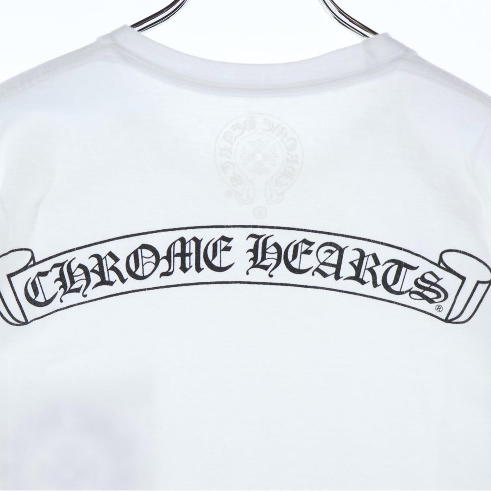 CHROME HEARTS(クロムハーツ) ホースシュー スタープリント 半袖Tシャツカットソー ホワイト