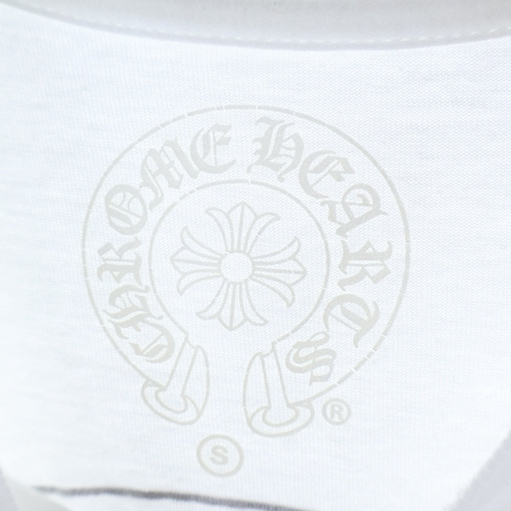 CHROME HEARTS(クロムハーツ) ホースシュー スタープリント 半袖Tシャツカットソー ホワイト