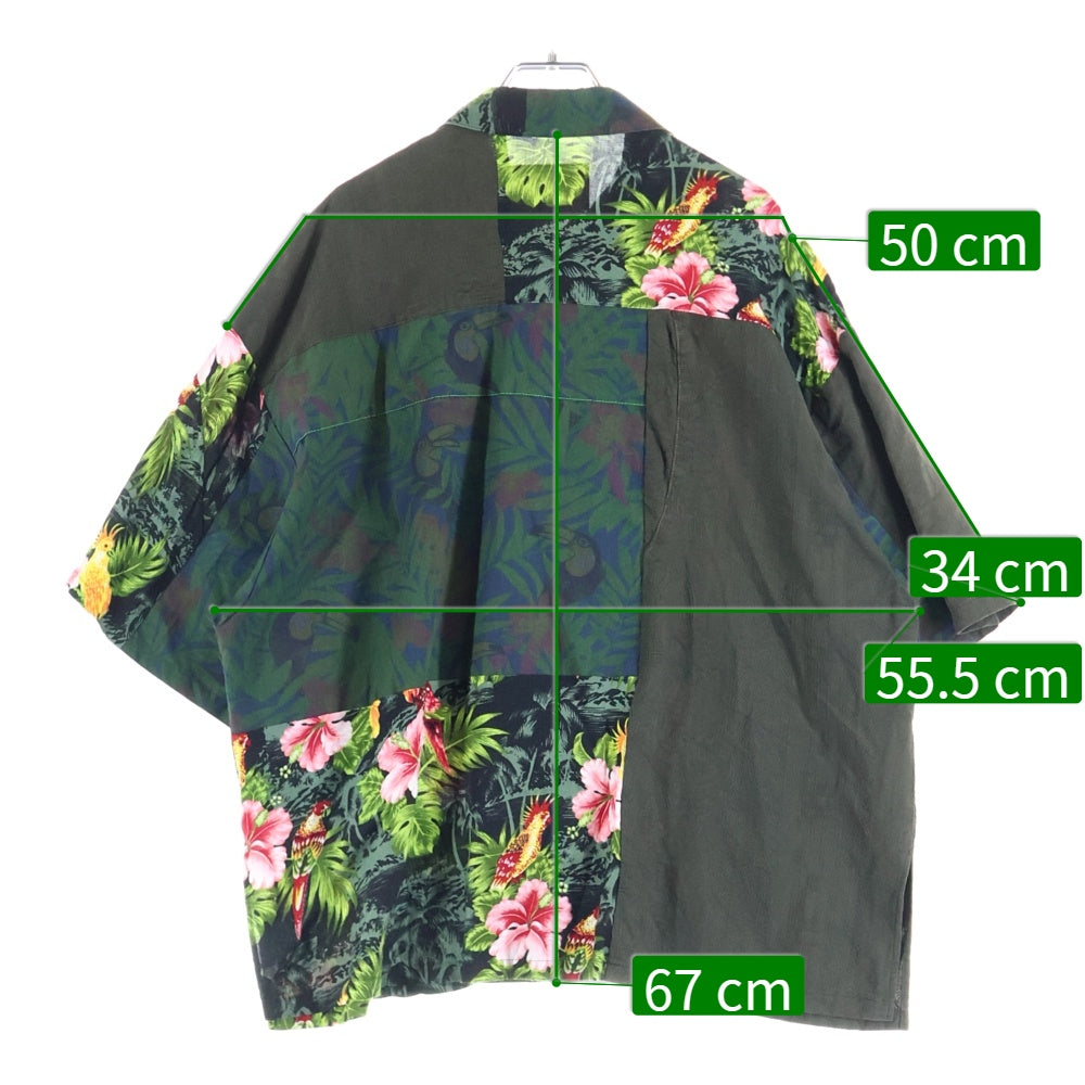 NO BRAND(ノーブランド) GYPSY&SONS USED Re-MAKE ALOHA ジプシーアンドサンズ ユーズドリメイクアロハシャツ GS2249923 マルチカラー