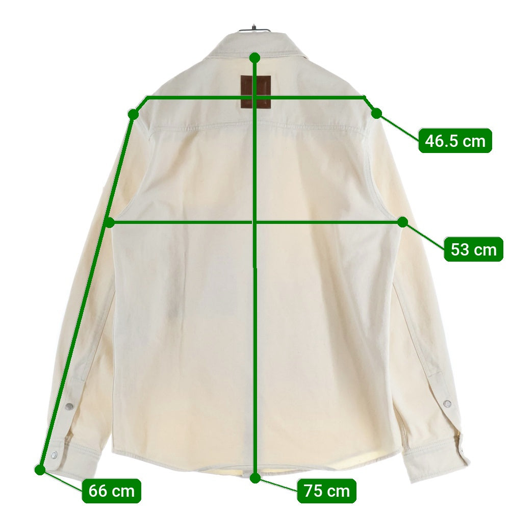 MONCLER(モンクレール) CAMICIA K20912F00001 カミシア 長袖シャツジャケット ベージュ