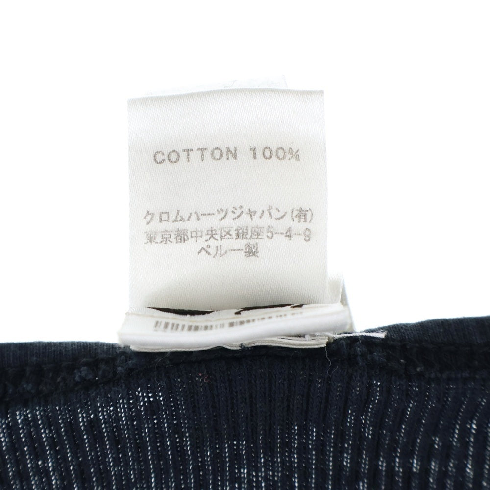 CHROME HEARTS(クロムハーツ) OLD オールド フレア バックプリント リブタンクトップ ノースリーブ ブラック