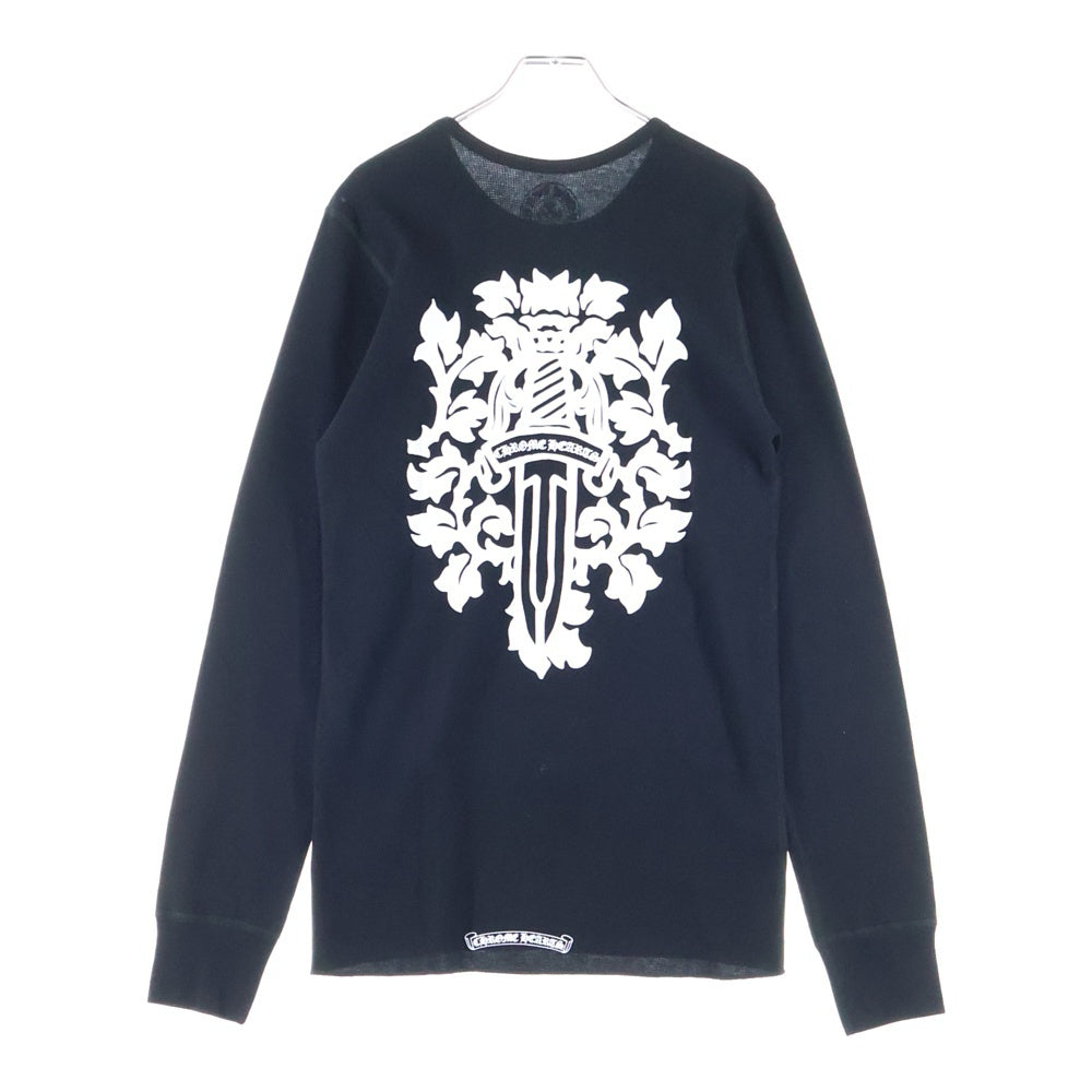 CHROME HEARTS(クロムハーツ) DAGGER THERMAL L/S TEE ダガーサーマルカットソー Tシャツ ブラック