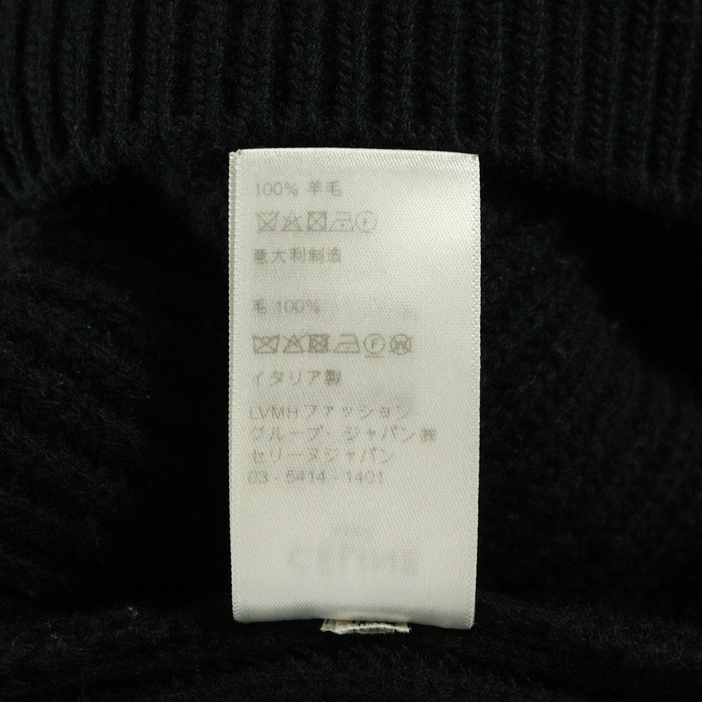 CELINE(セリーヌ) ロゴワッペンオーバーサイズニットセーター 2A19R423P ブラック