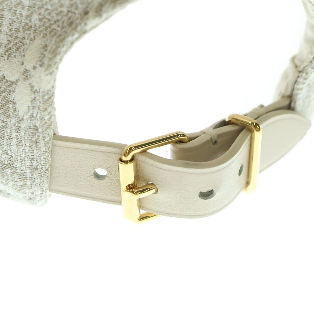 LOUIS VUITTON(ルイヴィトン) モノグラム ジャガードデニム キャップ M7059M ホワイト/ベージュ