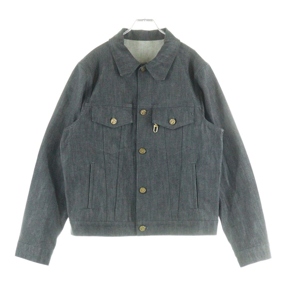 LOUIS VUITTON(ルイヴィトン) 21AW ステープルライン シャドーモノグラム デニムジャケット ブラック RM212Q E53 HLA55W