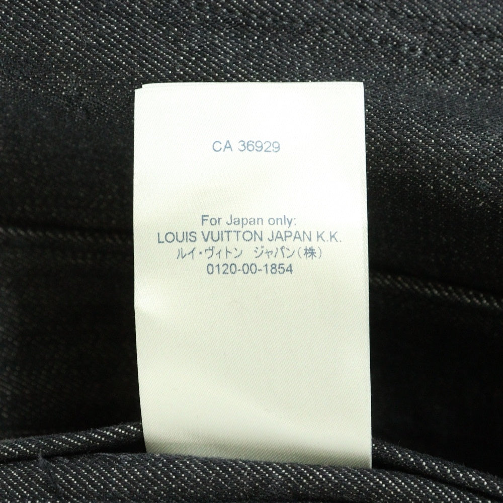 LOUIS VUITTON(ルイヴィトン) 21AW ステープルライン シャドーモノグラム デニムジャケット ブラック RM212Q E53 HLA55W