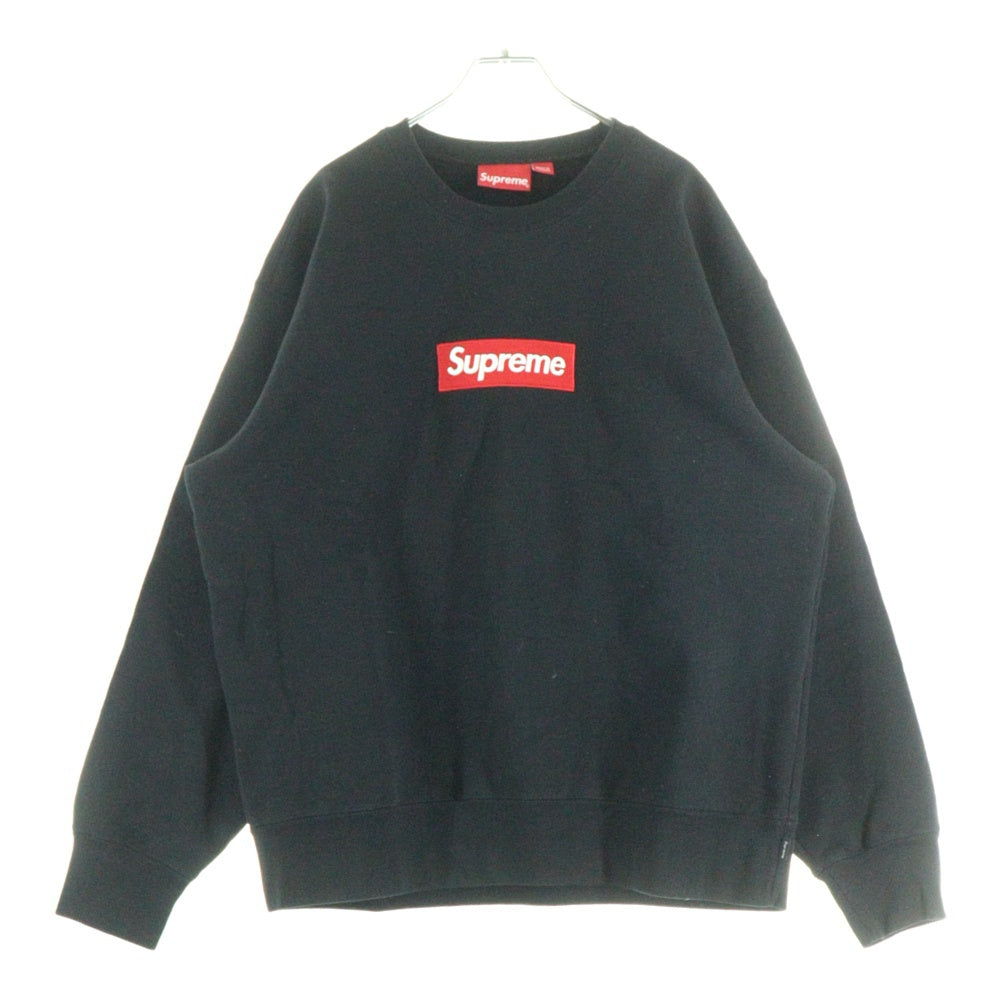 SUPREME(シュプリーム) 22AW Box Logo Sweatshirt ボックスロゴ クルーネックスウェット ブラック