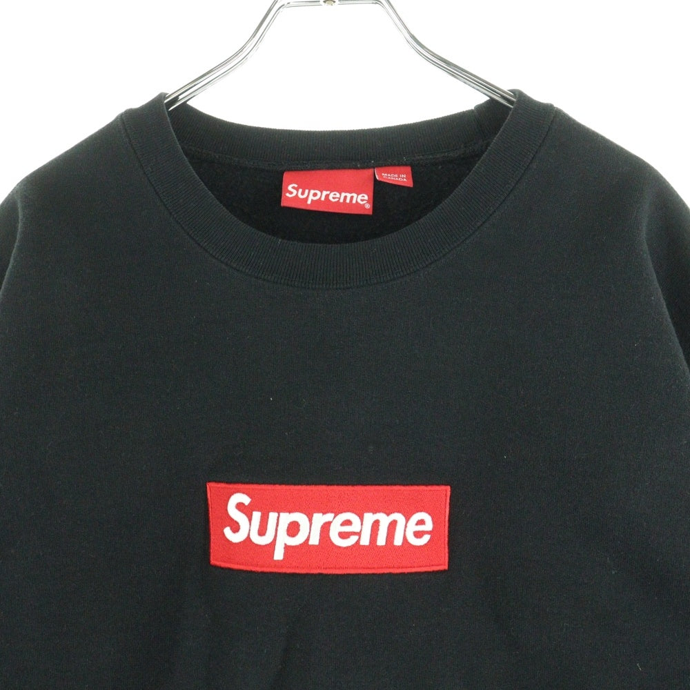 SUPREME(シュプリーム) 22AW Box Logo Sweatshirt ボックスロゴ クルーネックスウェット ブラック