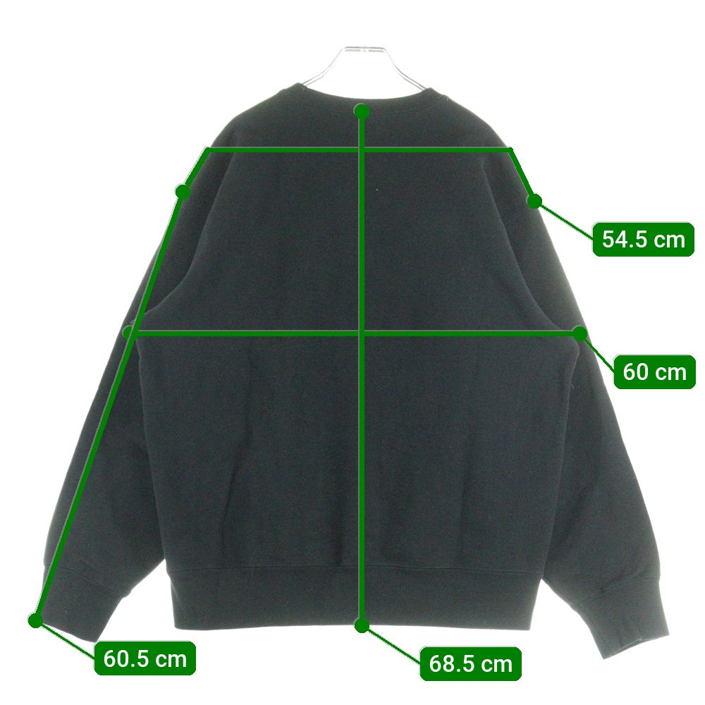 SUPREME(シュプリーム) 22AW Box Logo Sweatshirt ボックスロゴ クルーネックスウェット ブラック