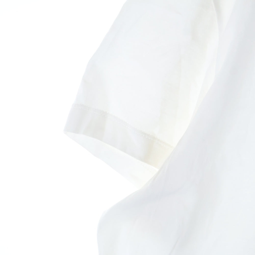 Maison Margiela 10(メゾン マルジェラ) 21SS 反転ロゴ刺繍半袖Tシャツ S30G0701 S22816 ホワイト