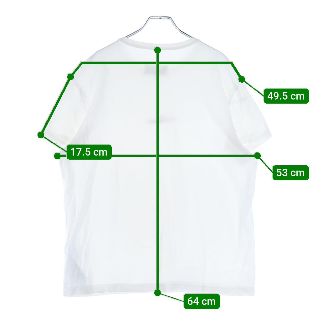 Maison Margiela 10(メゾン マルジェラ) 21SS 反転ロゴ刺繍半袖Tシャツ S30G0701 S22816 ホワイト