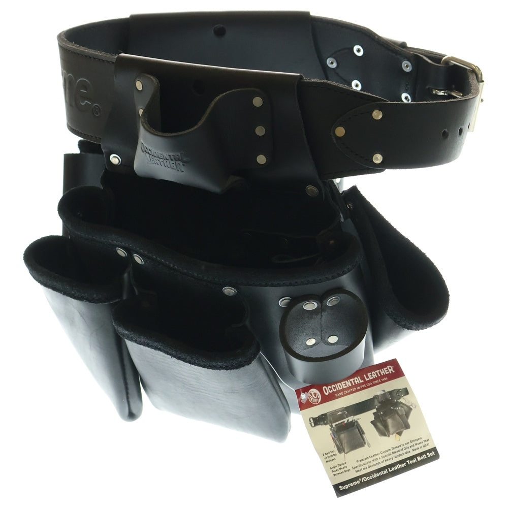 SUPREME(シュプリーム) 25AW Occidental Leather Tool Belt レザーツールベルト ブラック