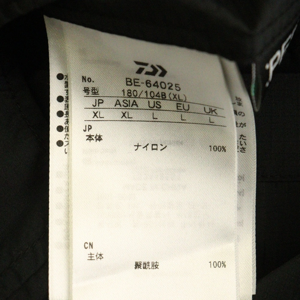 DAIWA PIER39(ダイワ ピアサーティナイン) TECH TRAVEL SHIRT テックトラベル長袖シャツ ブラック BE-64025