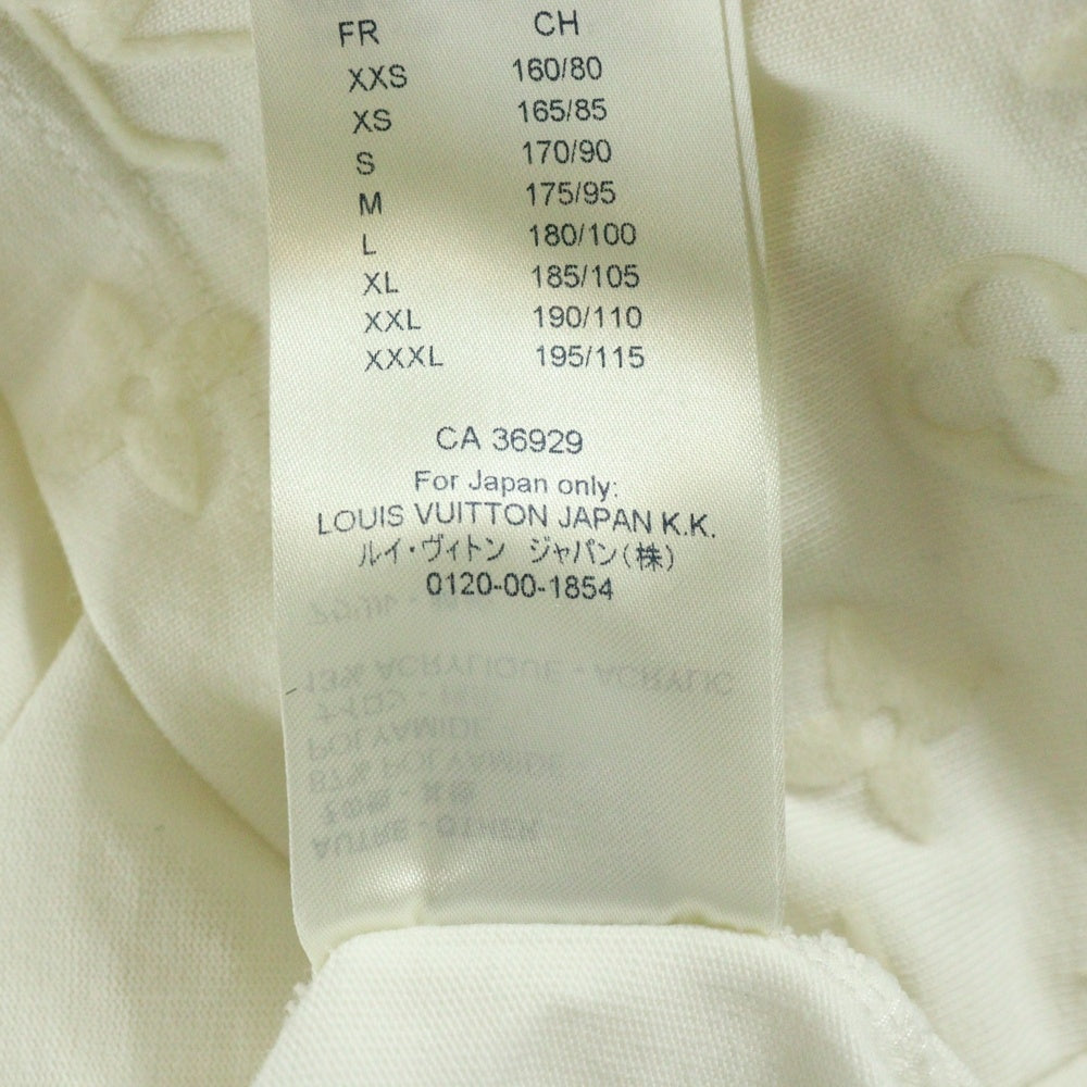 LOUIS VUITTON(ルイヴィトン) 20SS モノグラムフックアンドループ半袖Tシャツ ホワイト RM201 JYH HIY74W