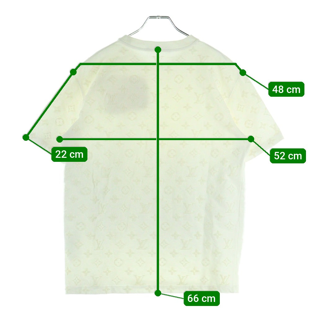 LOUIS VUITTON(ルイヴィトン) 20SS モノグラムフックアンドループ半袖Tシャツ ホワイト RM201 JYH HIY74W