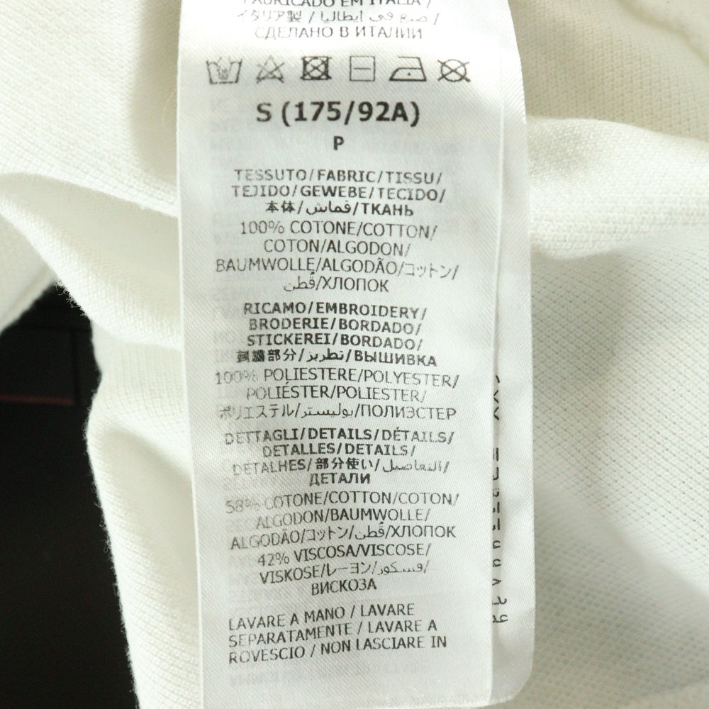 GUCCI(グッチ) ×adidas cotton piquet polo shirt アディダス コットンピケポロシャツ ホワイト 722972 XJEVF