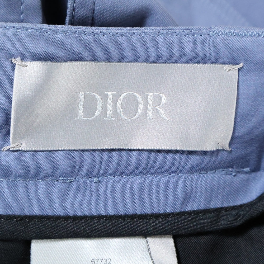 DIOR(ディオール) ×ALYX 21SS コットンファイユCDバックルショーツ ブルー 193C151A4451