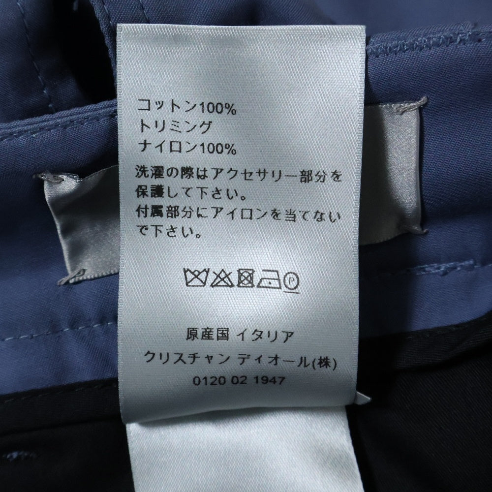 DIOR(ディオール) ×ALYX 21SS コットンファイユCDバックルショーツ ブルー 193C151A4451