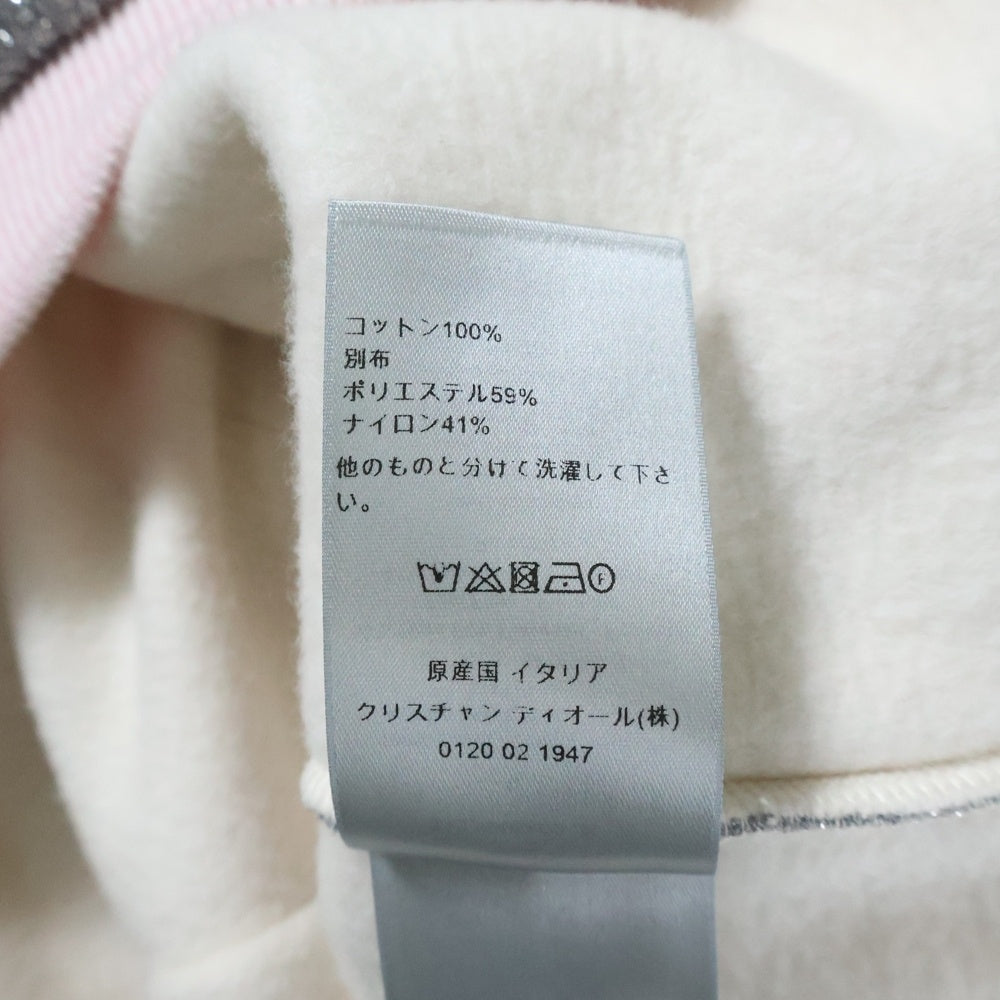 DIOR(ディオール) ×ERL 23SS Hooded Sweatshirt フーデッドスウェットシャツ シルバー/ピンク 313J646A0815