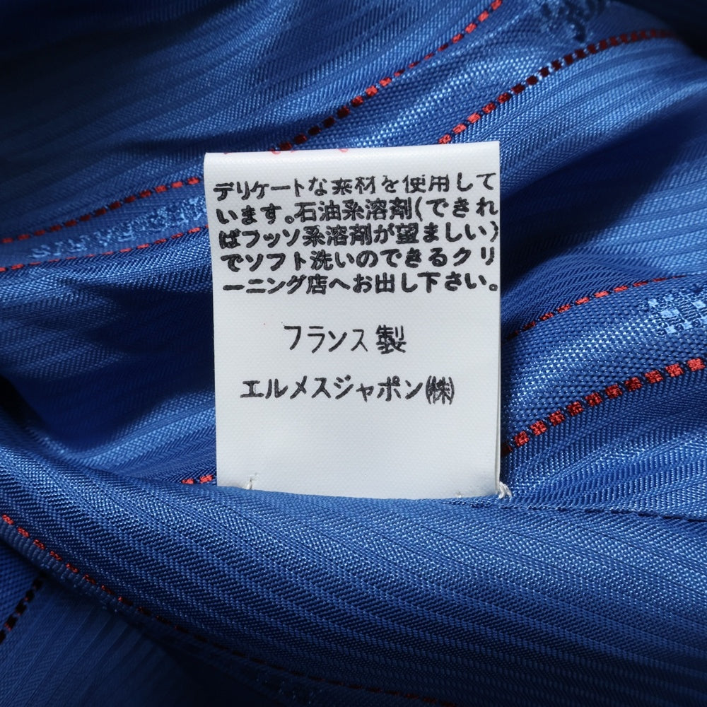 HERMES(エルメス) フレアステンカラーコート ブルー 800805HA