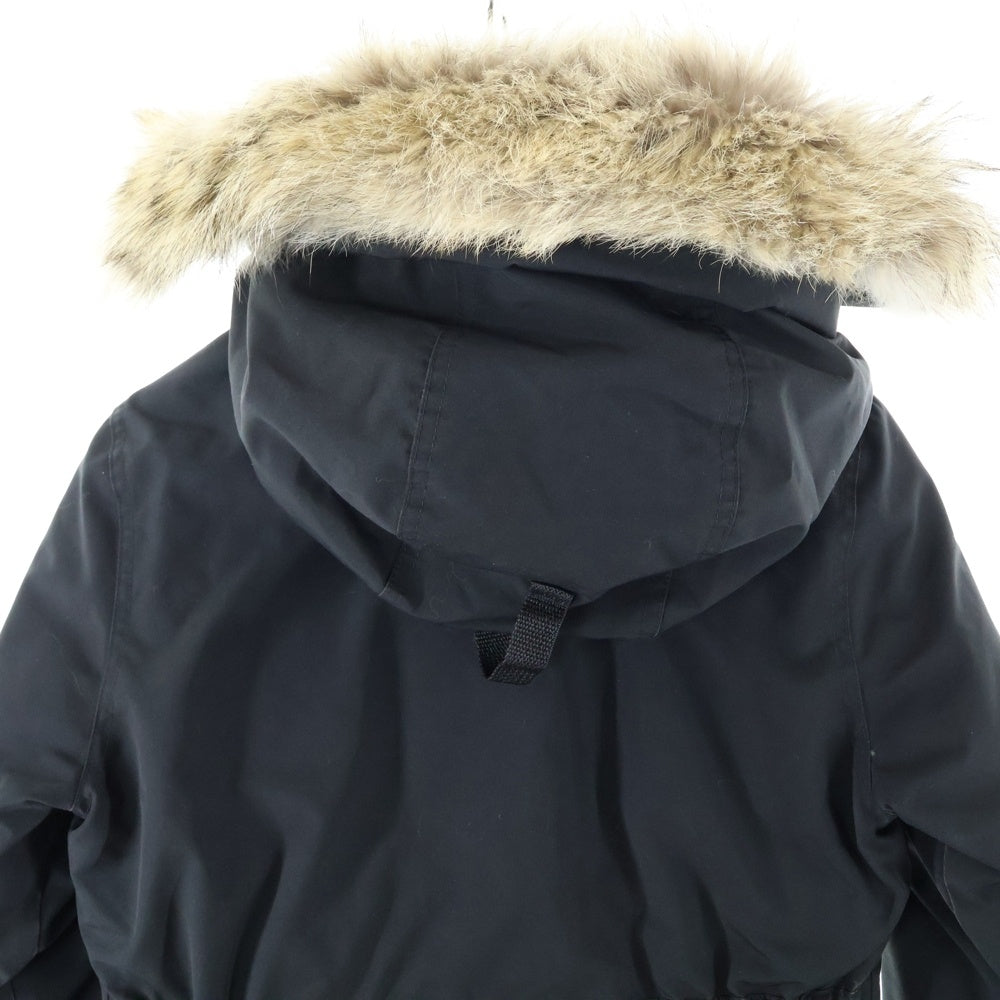 CANADA GOOSE(カナダグース) TRILLIUM PARKA 6660LA トリリウムパーカー ワッペンロゴ ジップアップ フード付きダウンジャケット レディース ブラック