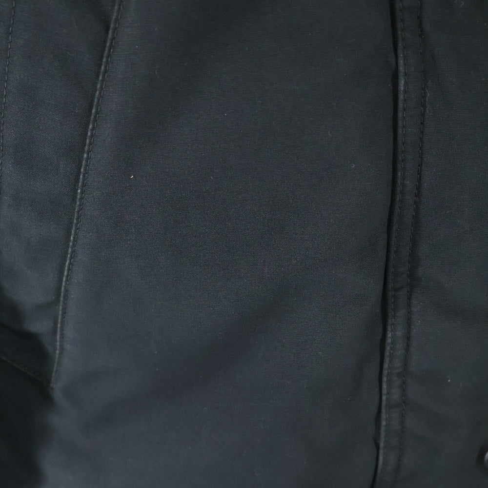 CANADA GOOSE(カナダグース) TRILLIUM PARKA 6660LA トリリウムパーカー ワッペンロゴ ジップアップ フード付きダウンジャケット レディース ブラック