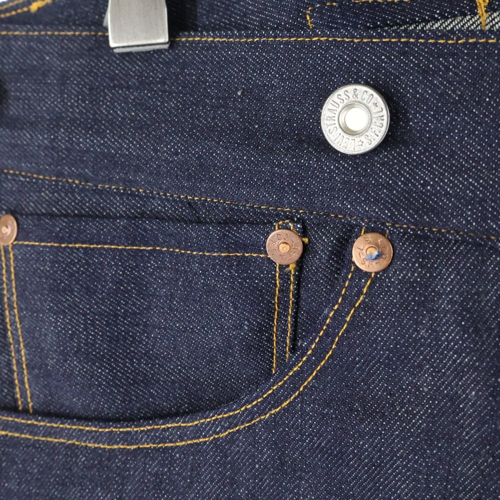 Levi's(リーバイス) 90S VINTAGE 501 デッドストック ヴィンテージ デニム 1873年復刻 ボタン裏555 バレンシア工場 インディゴ 125-0024
