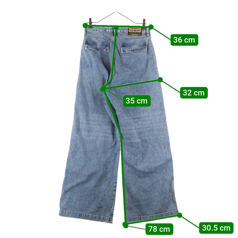 DIESEL(ディーゼル) P-MIRTA-OUT デニムカーゴパンツ インディゴ R68AI