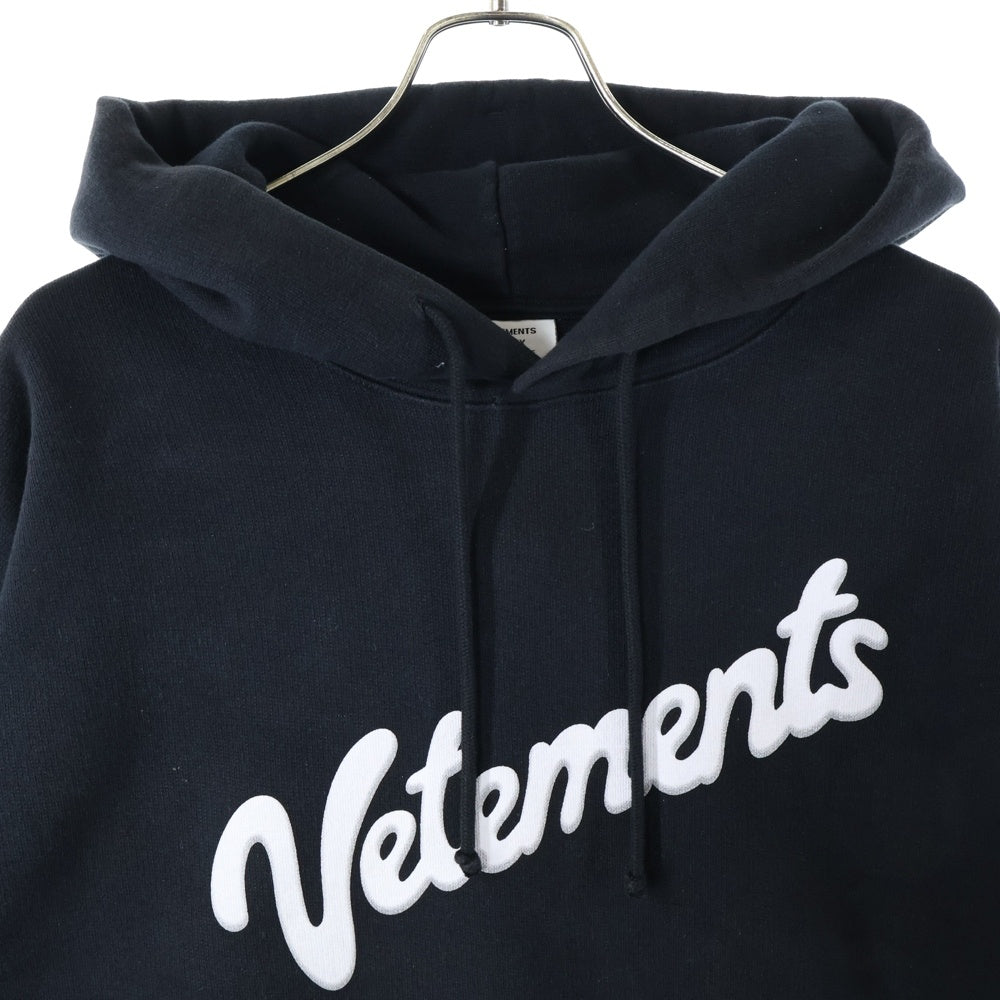 VETEMENTS(ヴェトモン) 21SS SWEET LOGO HOODY UE51TR770B スウィートロゴ プルオーバーパーカー ブラック