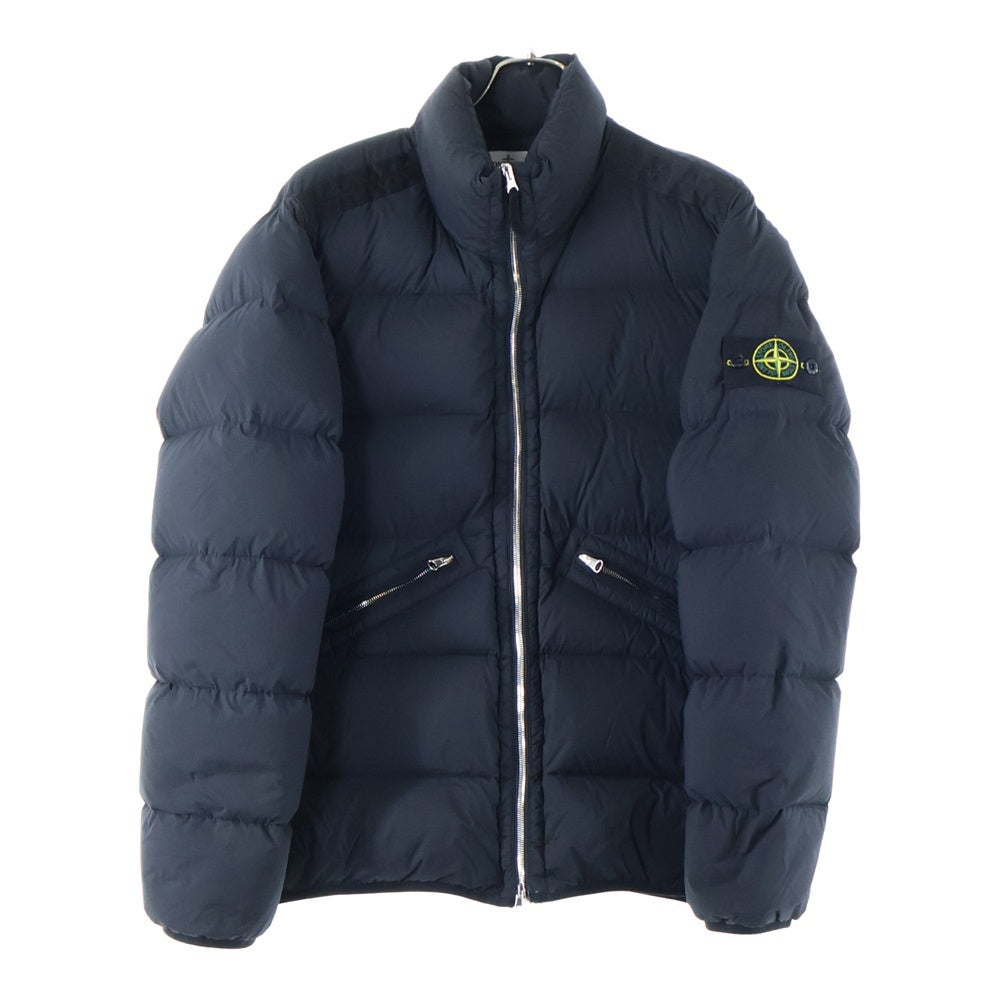STONE ISLAND(ストーンアイランド) 24AW SEAMLESS TUNN EL NYLON DOWN 811543028 ダウンジャケット スタンドカラー ナイロン ジップアップジャケット ブラック