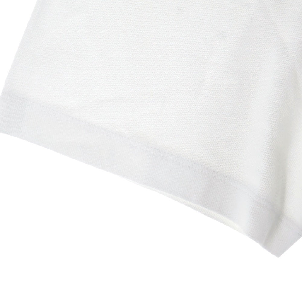 MONCLER(モンクレール) ロゴ刺繍 クルーネック 半袖Tシャツ カットソー ホワイト I10918C00005 899H5