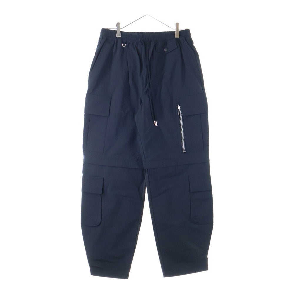 ALWAYS OUT OF STOCK(オールウェイズアウトオブストック) 2WAY FATIGUE PANTS HA-024106111 ファティーグ ナイロン カーゴパンツ ブラック