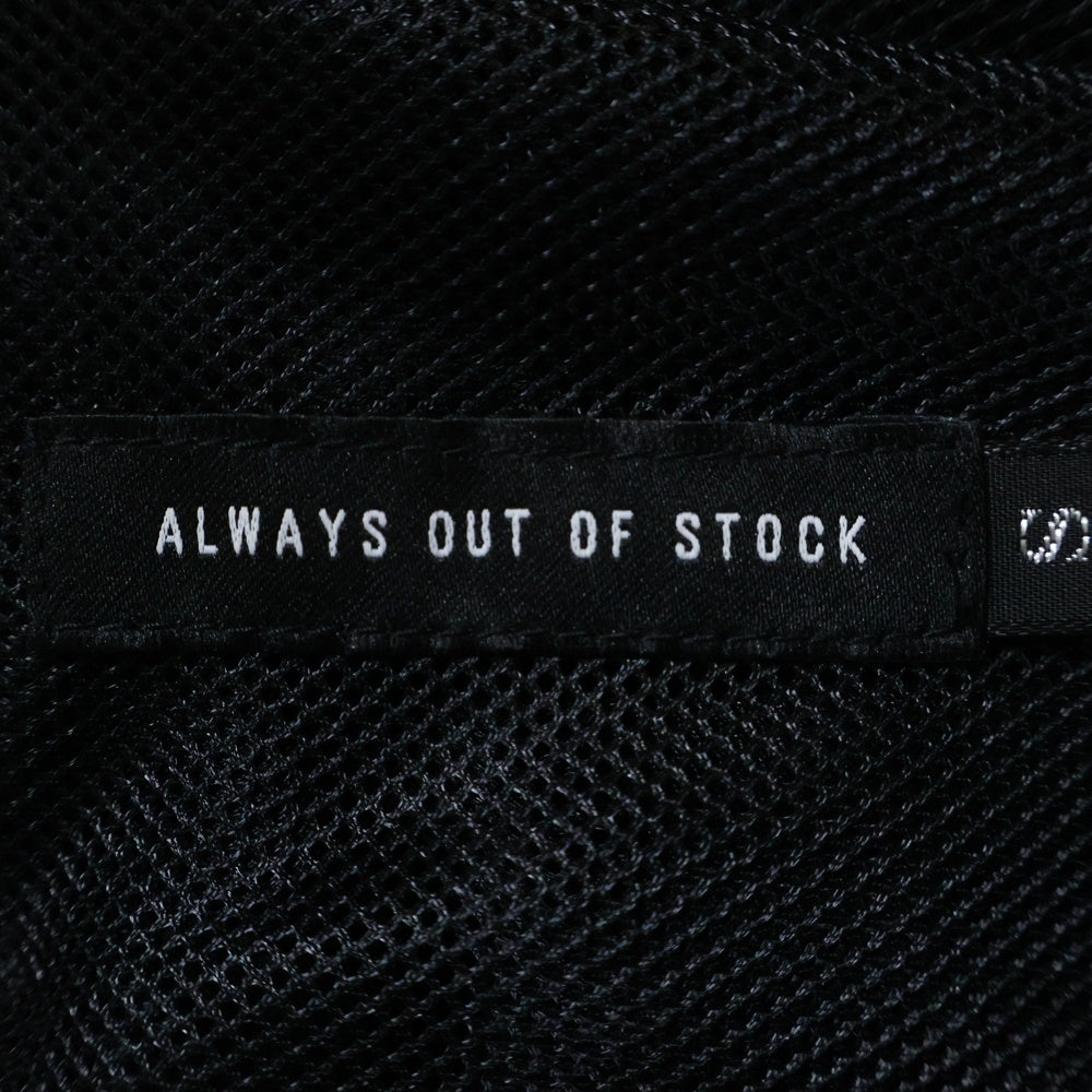 ALWAYS OUT OF STOCK(オールウェイズアウトオブストック) 2WAY FATIGUE PANTS HA-024106111 ファティーグ ナイロン カーゴパンツ ブラック