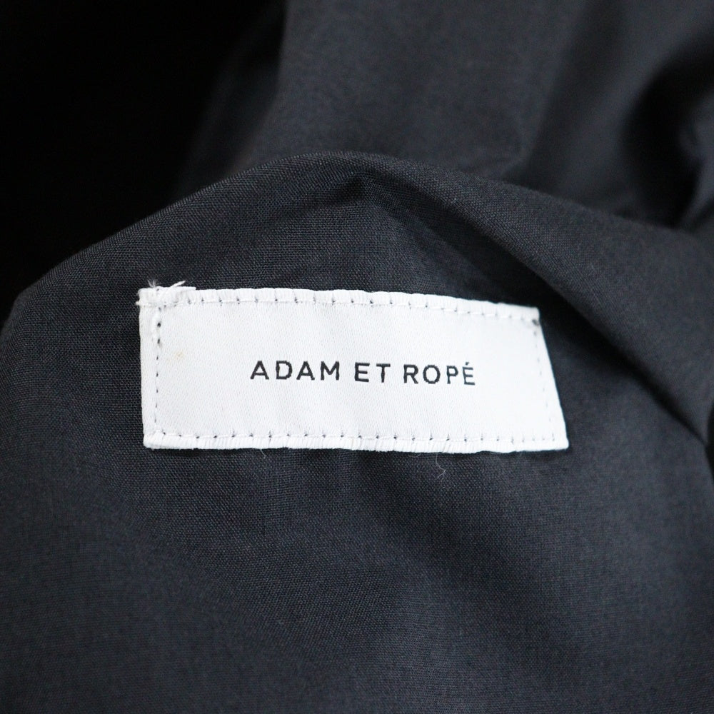 Adam et Rope(アダム エ ロペ) ウール混 スラックスパンツ ネイビー GMS-04110-A