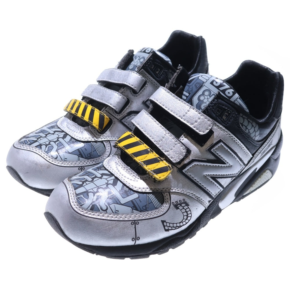 New Balance(ニューバランス) ×SNEAKER WOLF ベルクロ ローカットスニーカー シルバー US8.5/26.5cm