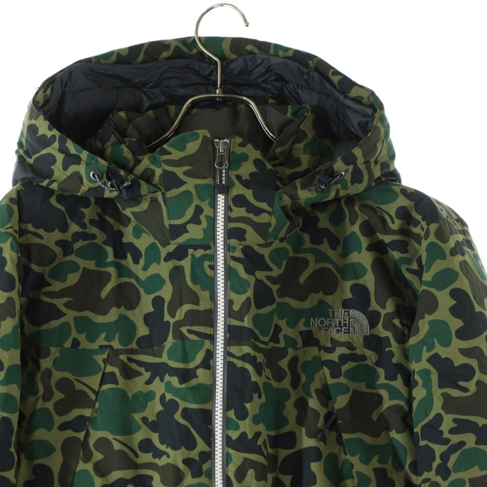 THE NORTH FACE(ザノースフェイス) HYVENT DOWN JACKET NS15010 カモ柄 ジップアップ ダウンジャケット マルチ