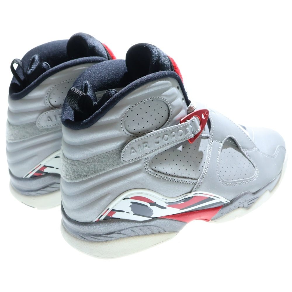 NIKE(ナイキ) AIR JORDAN 8 RETRO SP Reflect Silver CI4073-001 エアジョーダン8 リフレクトシルバー ハイカットスニーカー シルバー US10/28.0cm
