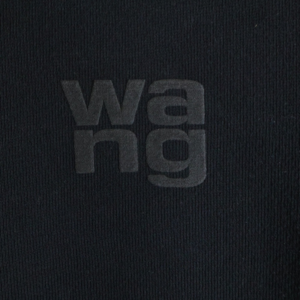 ALEXANDER WANG(アレキサンダーワン) ロゴプリント クルーネック スウェットシャツ トレーナー ブラック 4CC3221360