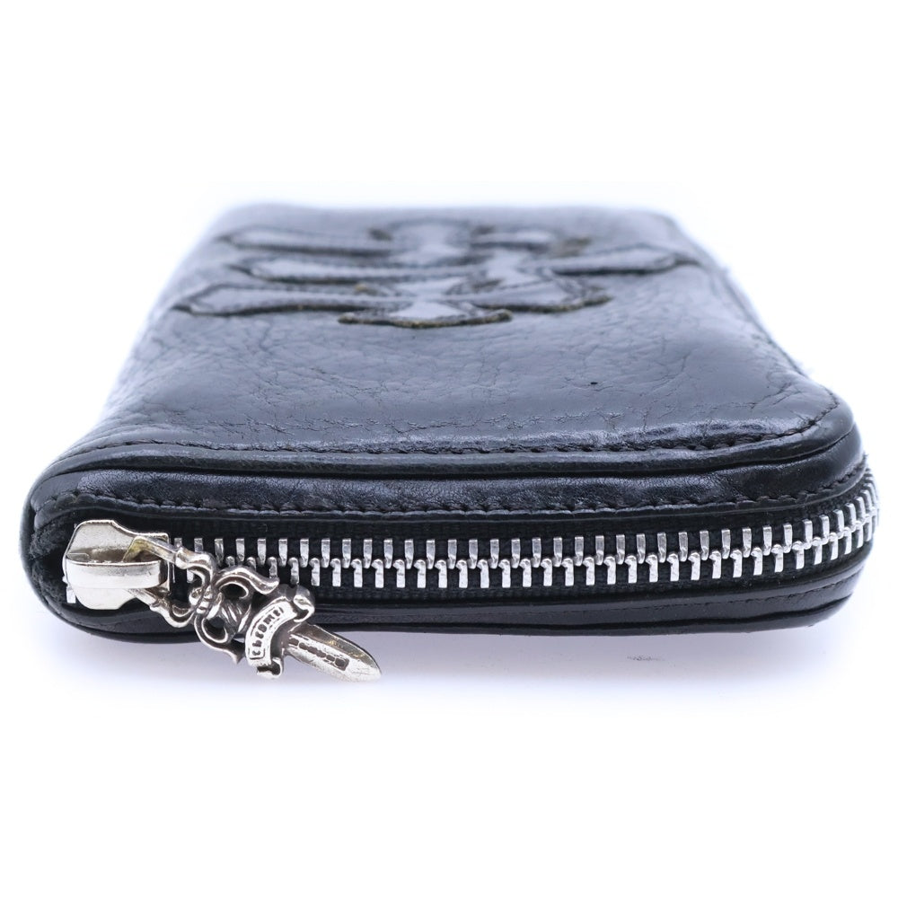 クロムハーツ CHROME HEARTS クロスパッチ長財布 CHROME HEARTS クロス