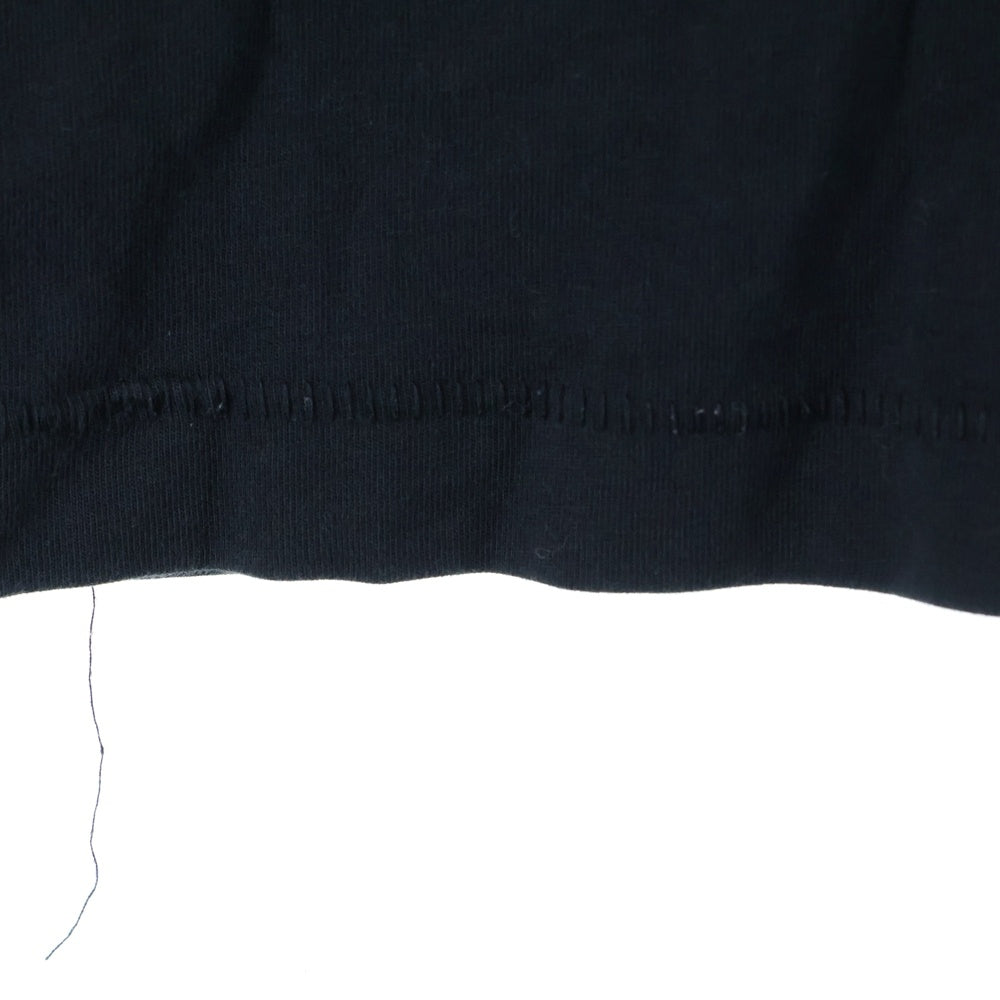 ESSENTIALS FEAR OF GOD(エッセンシャル フィアオブゴッド) ラバーロゴ モックネック 長袖Tシャツ カットソー ブラック