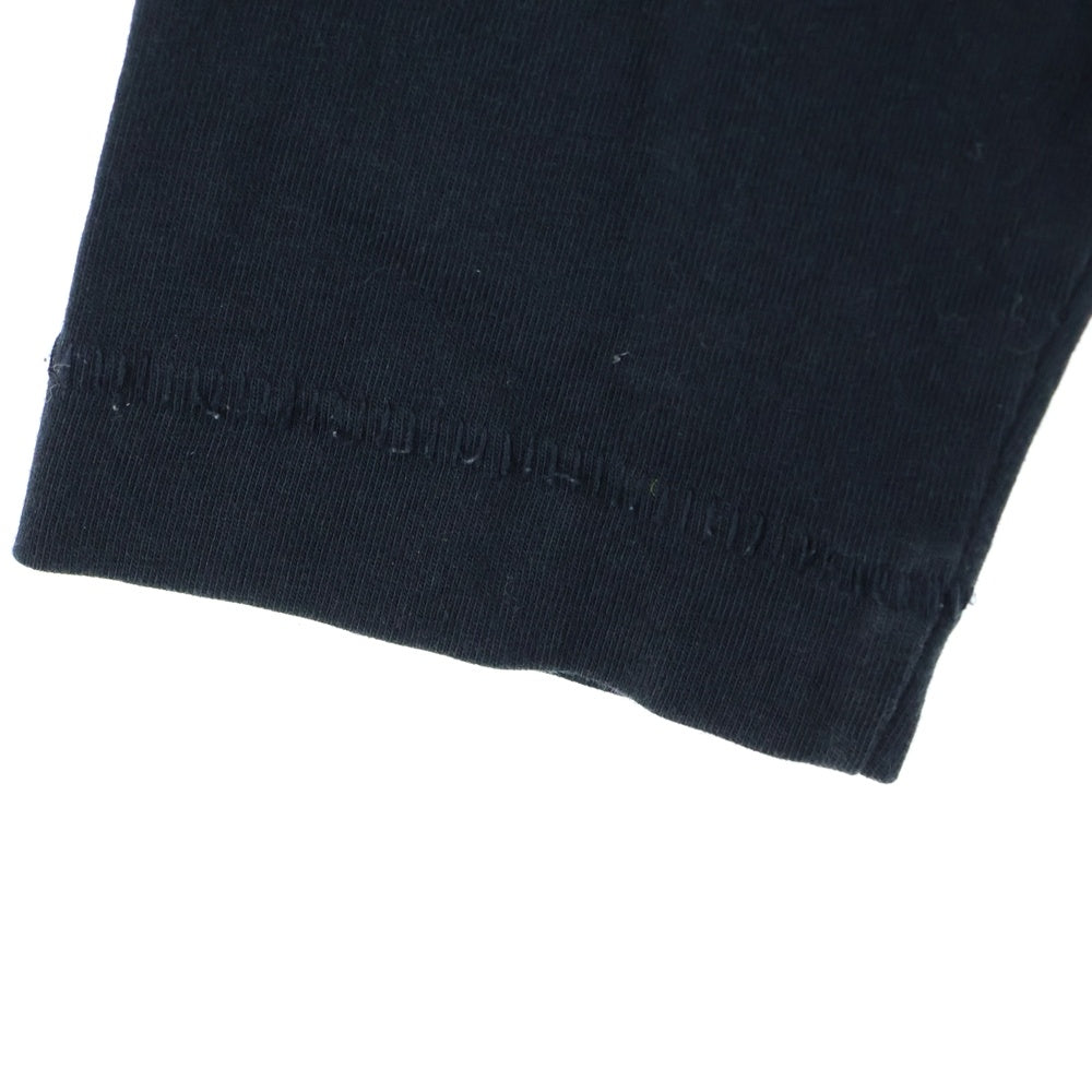 ESSENTIALS FEAR OF GOD(エッセンシャル フィアオブゴッド) ラバーロゴ モックネック 長袖Tシャツ カットソー ブラック